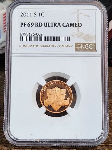 2011 S Lincoln 1c, NGC Certified PF 69 UCAM RD, 002 Cover