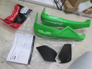 POLISPORT EVOLUTION HANDGUARD SET - GREEN - UNIVERSAL MOTOCROSS ATV BMX - Foto 1 di 4