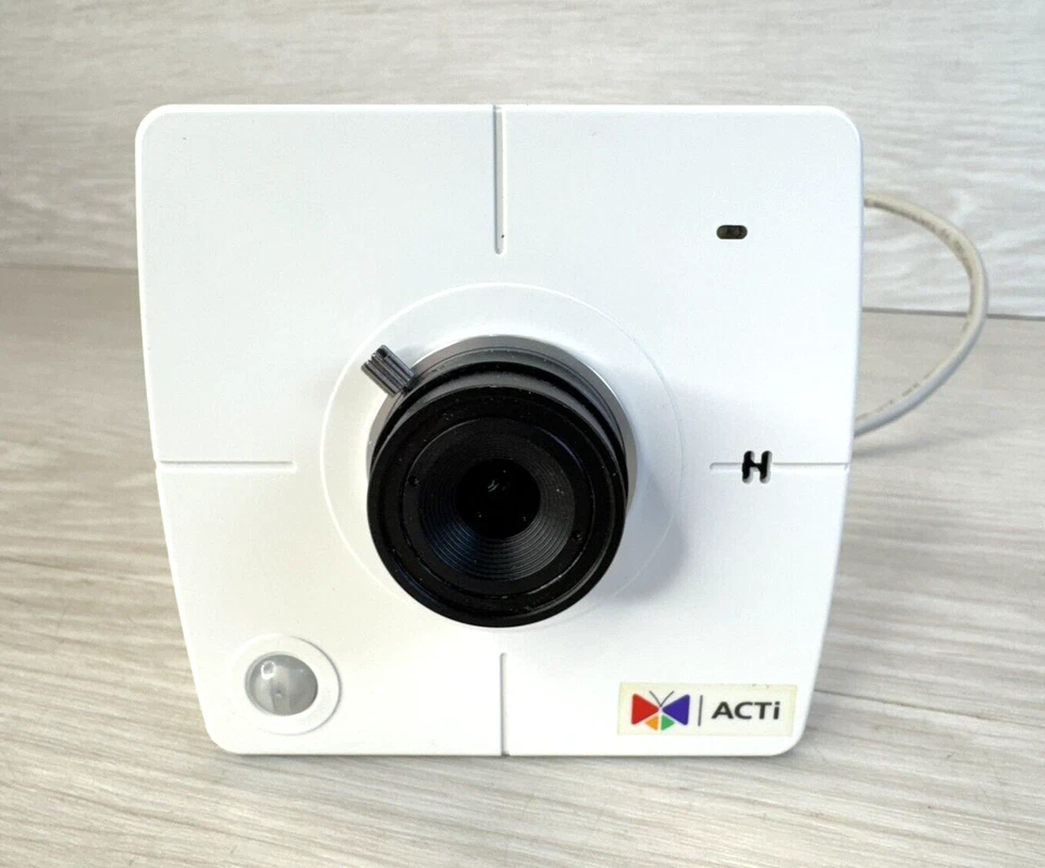ACTi ACM-4201 IP PoE Cube Camera with PIR 3.5" Not Tested - Image 1 of 4