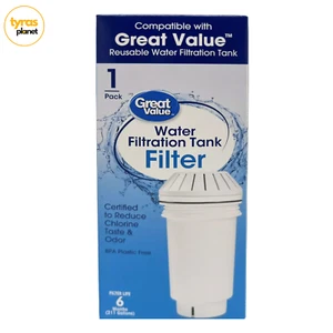 Great Value Water Filtration Tank Replacement Filter GVRWFT 6 Months 211 Gallons - Picture 1 of 12