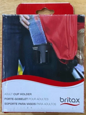 Britax ~ Adult Cup Holder ~ Stroller Accessory ~ S857000 ~ Black ~ Brand New - Image 1 of 4
