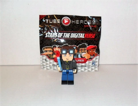 TUBE HEROES GAMING MYSTERY FIGURES STARS OF THE DIGITALVERSE LOOSE DAN TDM Cover