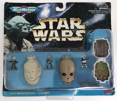 Micro Machines Star Wars Mini Babero Fortuna Figrin D’an Scout Trooper 1996 NUEVO Foto 1 de 3