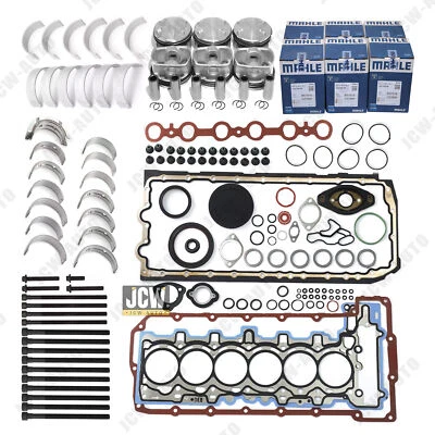 Engine Overhaul Repair Kit 10.7:1 For BMW 128i 330i E90 E60 E83 E84 E89 N52 3.0L - Image 1 of 4