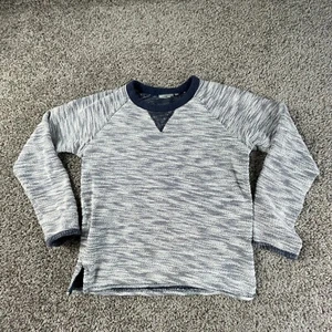 Athleta Girl Sweatshirt Youth Small Blue Long Sleeve Pullover Sweater Girl Kids - Picture 1 of 7