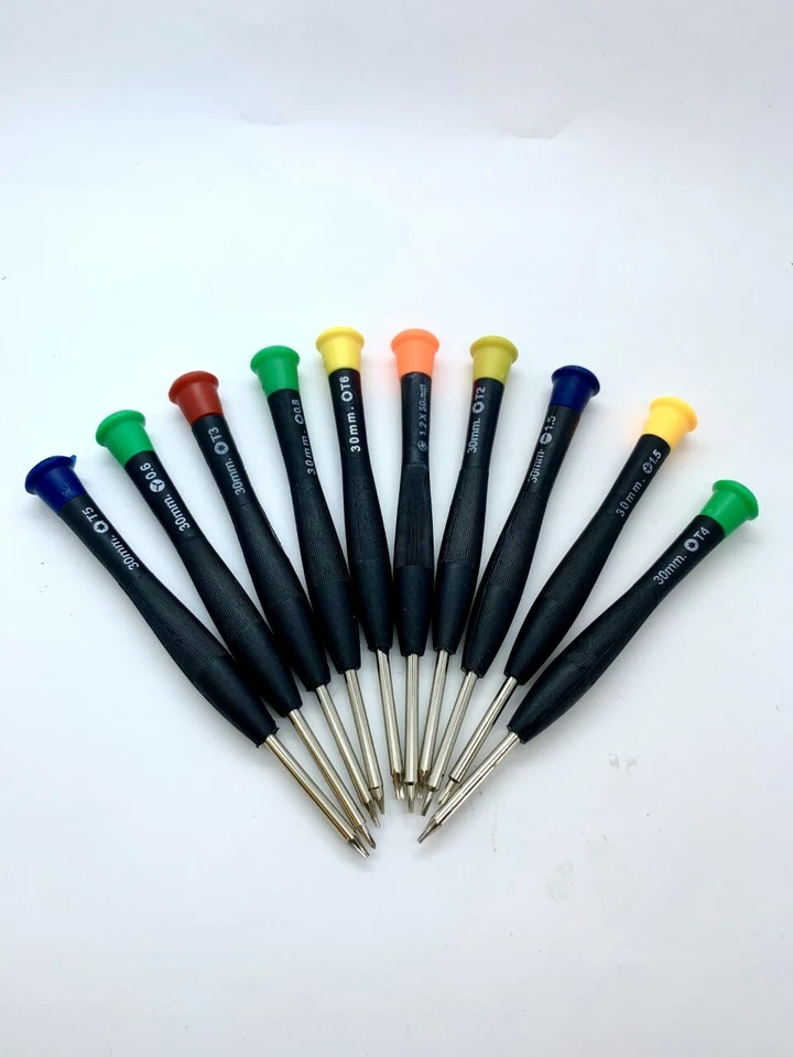 DESTORNILLADORES MAGNÉTICOS PENTALOBE 1.2*, TORX T2 T3,T4,T5,T6,P08,+1.5,-Y06  - Imagen 1 de 1