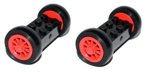 LEGO vintage rubber SPOKED WHEELS with connector bricks 1970s 373 760 337 396... - Picture 1 of 1