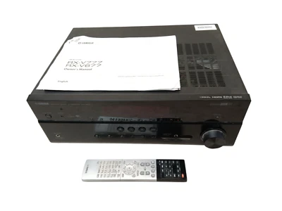 Yamaha RX-V3800 7.1 Channel A/V Receiver 140 Watts/Ch W/ Remote! Bundle | tested - Image 1 of 4