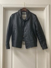 Bill Kelso (similar to Himel Bros) Heron Black Shinki leather jacket size 36