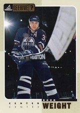 doug weight edmonton oilers 34 card 1997/98 beehive 5x7 jumbo large