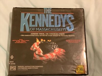 The Kennedys Of Massachusetts Double VHS Box Set RARE Twin Pack VHS - Image 1 of 4