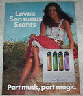 1975 Ad Page - Love's Cosmetics Sensuous Musk Cute Girl Advertising Advert Page