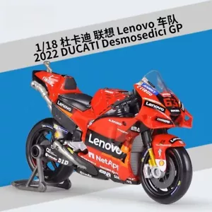 Modellino moto scala 1:18 2022 DUCATI Desmosedici GP giocattoli ornamento regalo IDEA - Foto 1 di 7