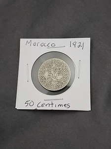 Morocco 50 Centimes 1921 Circulated XF+ - Picture 1 of 5