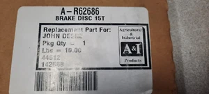 John Deere A&I Products Aftermarket A-R62686 BRAKE DISC 15T NOS - Picture 1 of 2