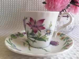 Roy Kirkham Fine Bone China England Teacup and Saucer English Rose Copyright  - Picture 1 of 1