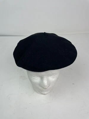 Gorra boina de fieltro de lana francesa vintage años 30 años 40 estilo europeo adulto unisex Foto 1 de 4