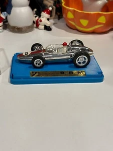 VTG ZEE BRM British Racing Motors Chrome Race Car Made In Hong Kong With Case - Picture 1 of 7
