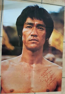 BRUCE LEE KUNG FU MENSUEL N°17 POSTER GEANT 1977 - Picture 1 of 4