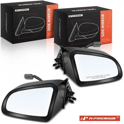 2x Espejo retrovisor eléctrico no plegable negro para Ford Tempo Mercury Topaz 1988 1989-1994 Foto 1 de 4