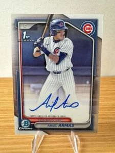 2024 Bowman Draft Ariel Armas Chrome Prospect Auto 1st #CPA-AA Cubs - Bild 1 von 6