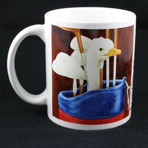 Avon Collectible Will Bullas "The Sand Trap Pro" 12 oz Coffee Mug Golf Duck - Picture 1 of 8