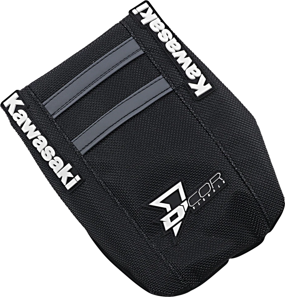 Cubierta de asiento 19-'20 para Kawasaki KX450F D-COR costillas negras/grises Foto 1 de 1