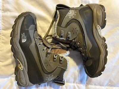 The North Face Trail 徒步旅行 HydroSeal 棕色女式 6 码 Primaloft 靴子 — 第 1/4 张图片