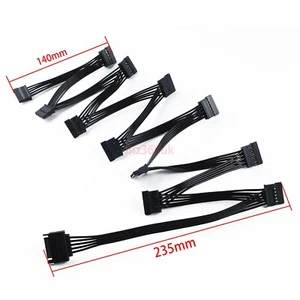 15 Pin SATA Power Extension Hard Drive Cable 1 Male to 12 Female Splitte Adapter - Picture 1 of 12