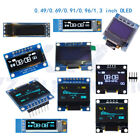 0,49/0,69/0,91/0,96/1,3" module d'affichage OLED IIC I2C/SPI blanc/bleu pour Arduino