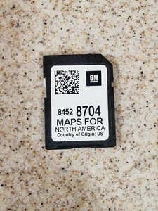 2019-2022 CHEVROLET GMC CADILLAC NAVIGATION SD CARD 8452 8704 FACTORY GM OEM - Picture 1 of 2