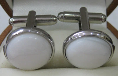 Men Shirt Tuxedo Cuff Links Vintage Round Cufflinks Wedding Party For Gift New - Image 1 of 4