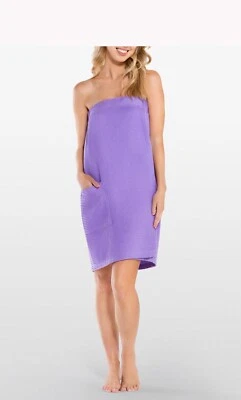 Waffle Massage Spa Bath Body Wrap Light Wight Comfortable Cool Poly Cotton Sizes - Image 1 of 4