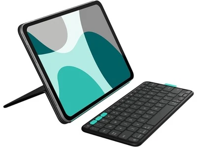 Logitech Flip Folio Keyboard Case for iPad Pro & iPad Air 11" Midnight Black - Image 1 of 4