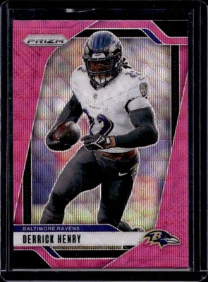 Prizm Derrick Henry Pink Wave #20 Ravens 2024 Foto 1 de 2