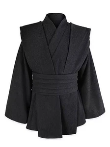 TÚNICA JEDI Cosplay Star Wars Galaxy's Edge de los Parques Disney Negra Adulto 2XL/3XL NUEVA - Imagen 1 de 2