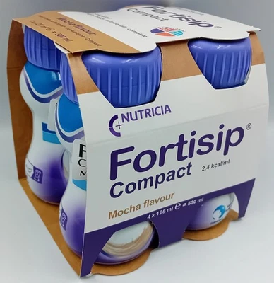 NUTRICIA Fortisip Compact Mocha 125ml - Pack of 4