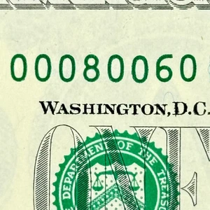 Rotador sin circular Six of a Kind 0s Flipper 0s 6 8 dólares número de serie elegante - Imagen 1 de 6