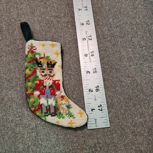 MINI Medias de Navidad Cascanueces Soldado Vintage COMPLETAS Aguja - Imagen 1 de 3