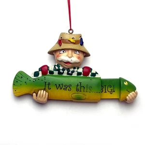 Weihnachtsschmuck Angelgeschichte Es war so groß 5 Zoll breit x 2,75 Zoll hoch - Bild 1 von 2