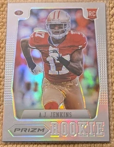 2012 Panini Prizm A.J. Jenkins Silver Holo RC #201 San Francisco 49ers - Picture 1 of 2