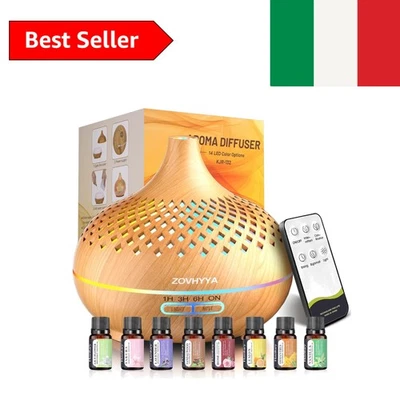 Diffusore di Oli Essenziali 500ml Diffusore di Aromi Umidificatore Ambiente 4... - Immagine 1 di 4