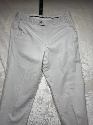 Pantalones Hiltl Ultimate para hombre azules ZE200 elásticos frente plano talla 34 x 28 Foto 1 de 4