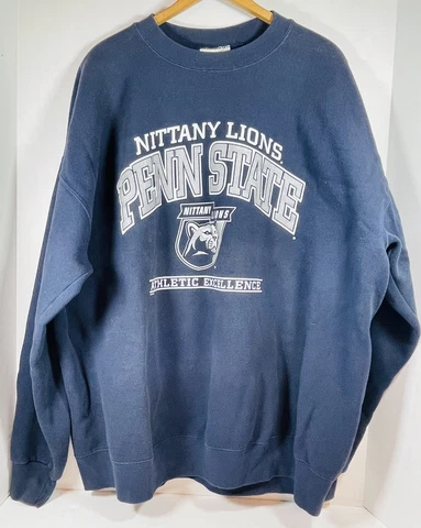 NCAA Penn State Nittany Lions Vintage Lee Crewneck Sweatshirt Size Adult XXL Cover