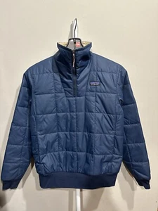 Patagonia Box Quilted Pullover Jacket Tidepool  Blue Men's Size XS - Picture 1 of 5
