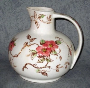 Vintage Krug Französisch Landhaus Dekor Vase Frühling Nasco 7" hoch 8" Durchmesser - Bild 1 von 10
