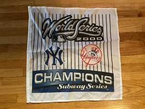 NY Yankees 2000 World Series Champions flag 17x17 - Picture 1 of 1