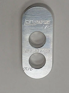 Lower Control Arm 2 Hole Slug 6061 Billet Aluminum 1/8", 9/16" Offset - Picture 1 of 3