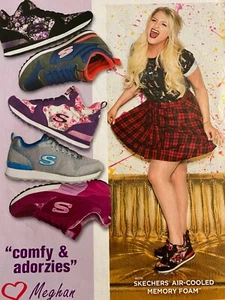 Meghan Trainor, Skechers Shoes, Full Page Print Ad - Picture 1 of 1