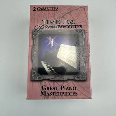 Timeless Piano Favorites Great Piano Masterpieces Cassette 1998 Madacy - Image 1 of 2